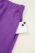 Half Zip Collared Pullover Pocket Mini Skirt Two Piece Dresses